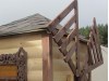 Декоративная садовая дачная ветряная мельница из дерева