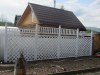 Деревянный решетчатый забор для дома, дачи, садового участка