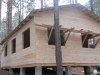 Дачный деревянный тёплый домик для кемпинга, зоны отдыха, туристического лагеря